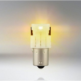 Диодна крушка (LED крушка) 12V, P21W, BA15s, Osram оранжева светлина